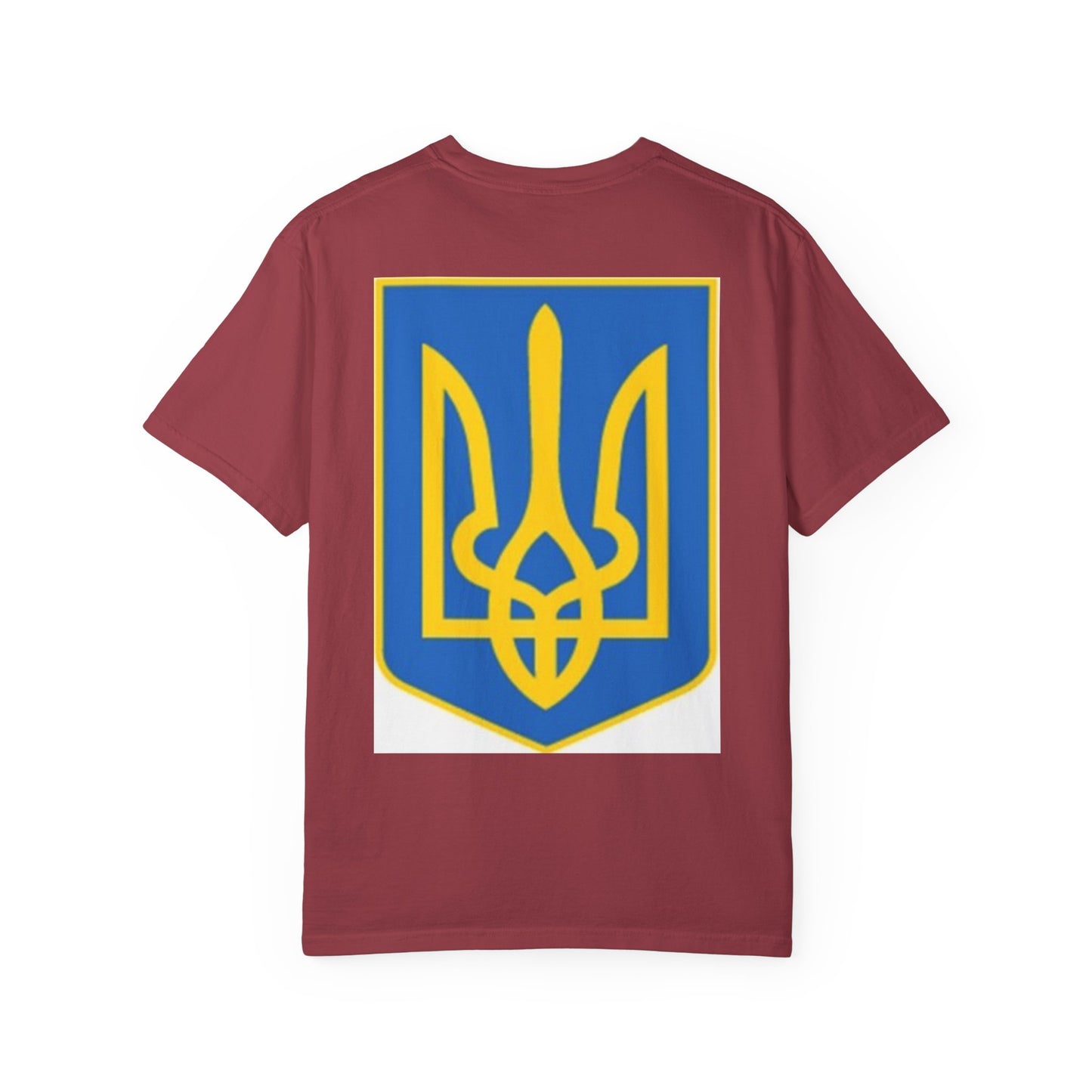 I Support Ukraine T-Shirt — Ukrainian Flag & Tryzub Graphic