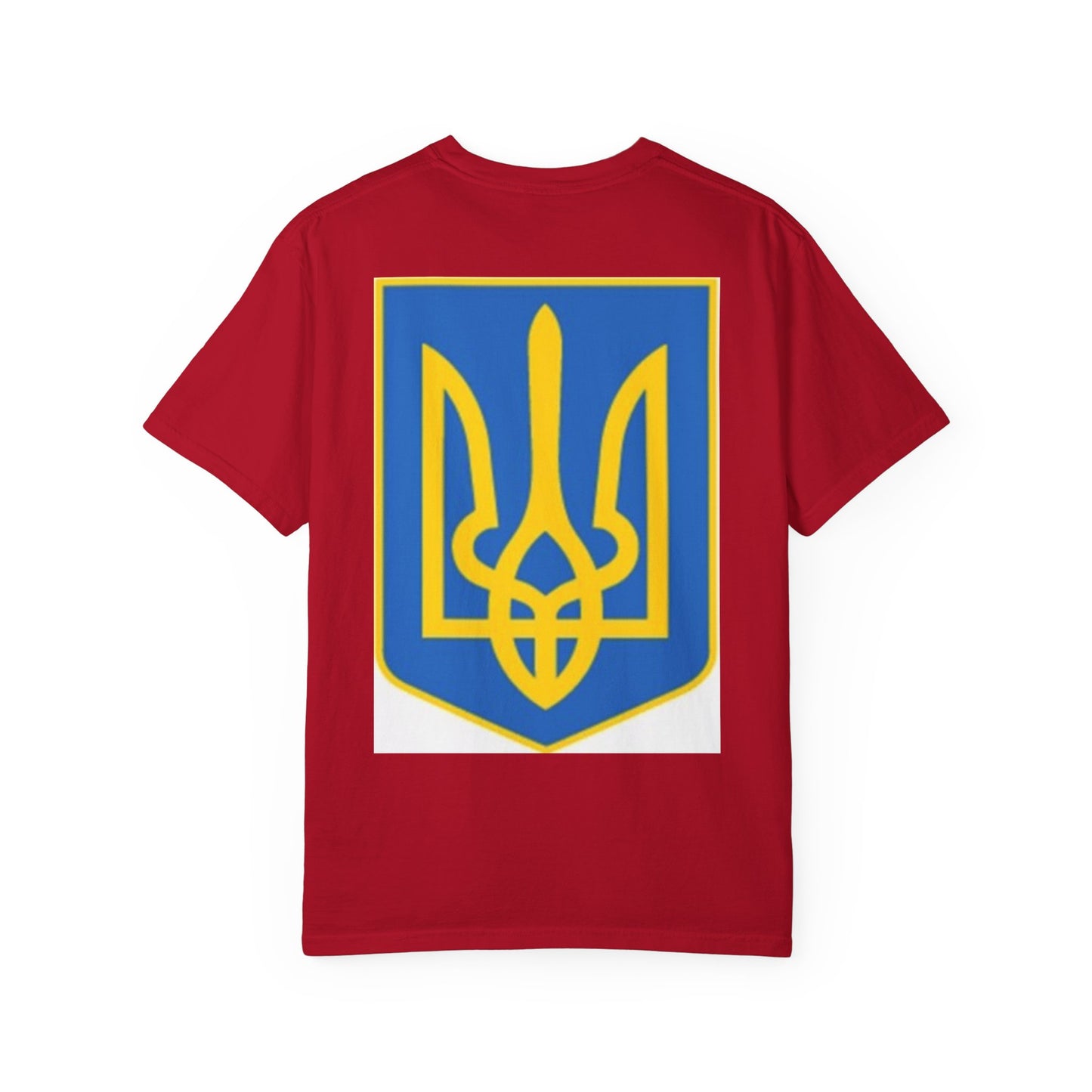 I Support Ukraine T-Shirt — Ukrainian Flag & Tryzub Graphic