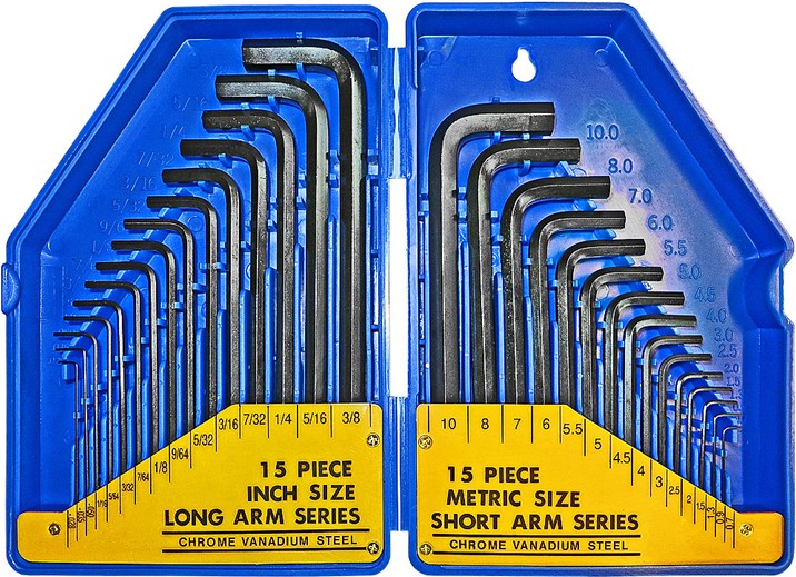 Allen Hex Wrench set for a secret fiber optic drone lab in UKRAINE