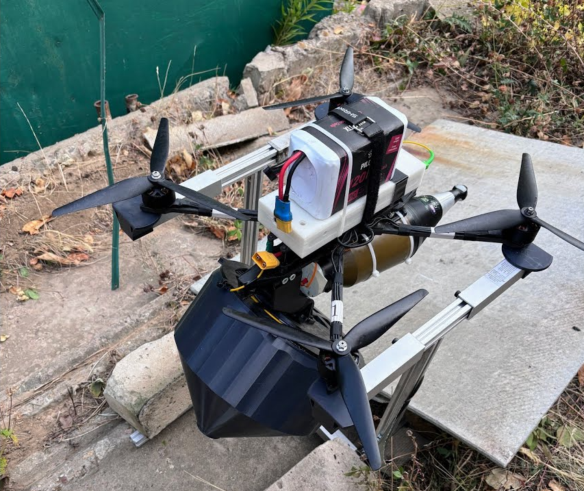 Fiber Optic Visual flaw detector for a secret drone lab in UKRAINE