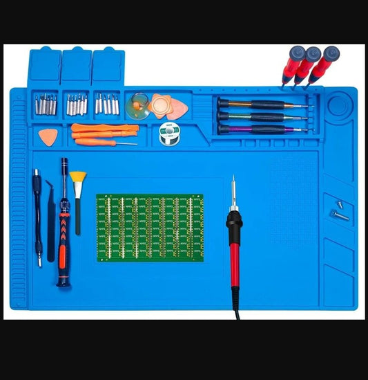 Soldering mat for a secret drone lab in UKRAINE