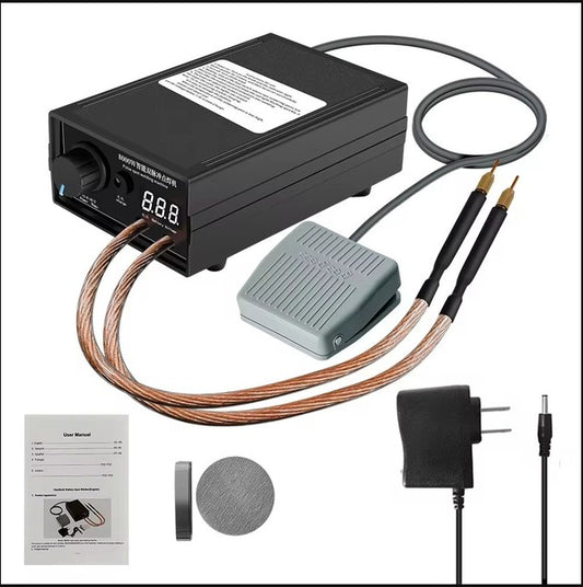 Spot Welder for batteries in a secret Drone lab in UKRAINE